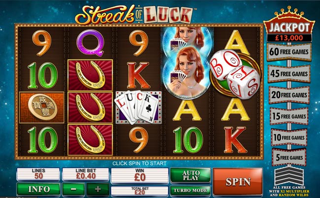 streak of luck slot game