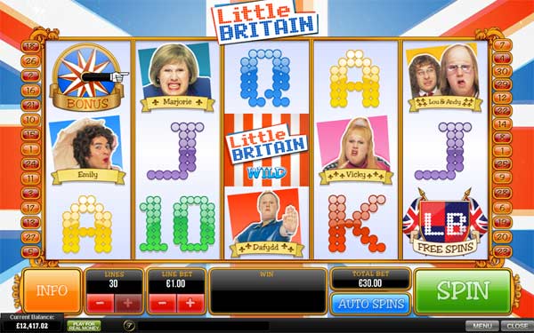 Little Britain slots game