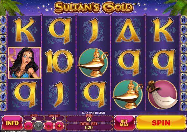 Sultans Gold video slot